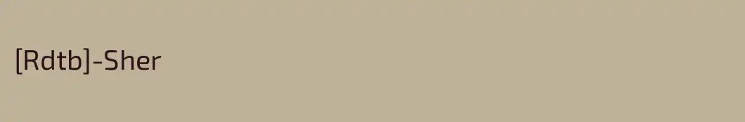 [Rdtb]-Sher